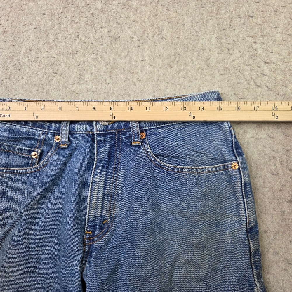 Vintage 90s Levis 550 Jeans Mens 31x30 Blue Relaxed Fit Paper Tag Grunge Baggy - Picture 7 of 11
